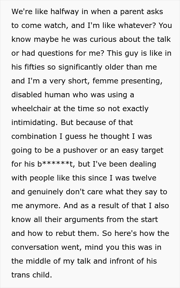 Dad Left Fuming And Demanding A Trans Group “Make His Daughter Better” Dad Left Fuming And Demanding A Trans Group “Make His Daughter Better”