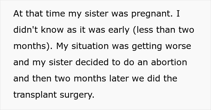 Online text explaining the sacrifice after a sister gives her brother part of her liver. Online text explaining the sacrifice after a sister gives her brother part of her liver.