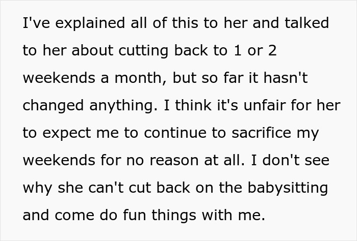 Woman Babysits On Weekends, Her Clueless BF Just Can't Figure Out Why She Keeps Ignoring Him Woman Babysits On Weekends, Her Clueless BF Just Can't Figure Out Why She Keeps Ignoring Him