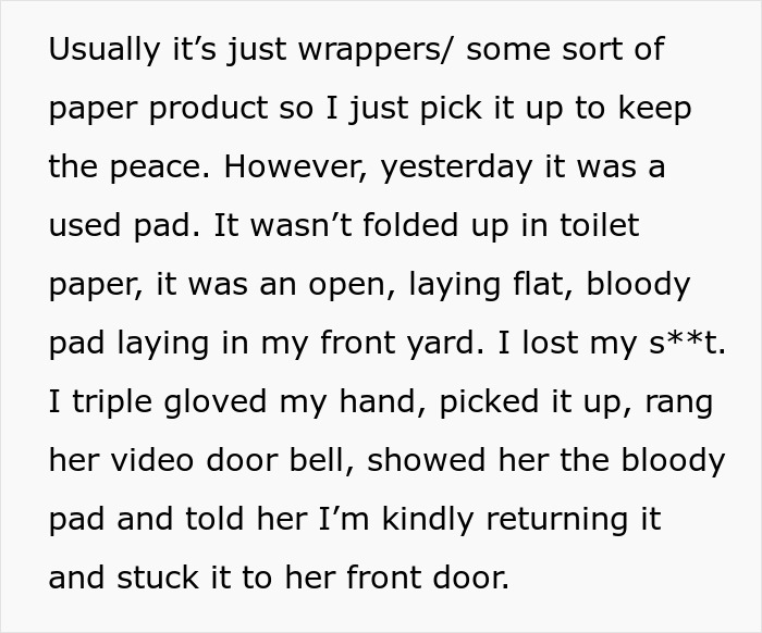 Woman Leaves A Nasty Surprise On Neighbors’ Door After They Refuse To Take Care Of Their Trash Woman Leaves A Nasty Surprise On Neighbors’ Door After They Refuse To Take Care Of Their Trash