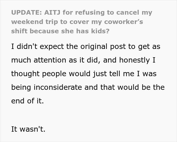 People Are Infuriated By This Boss Who Isn’t Even Aware He’s Discriminating Against A Childless Employee People Are Infuriated By This Boss Who Isn’t Even Aware He’s Discriminating Against A Childless Employee