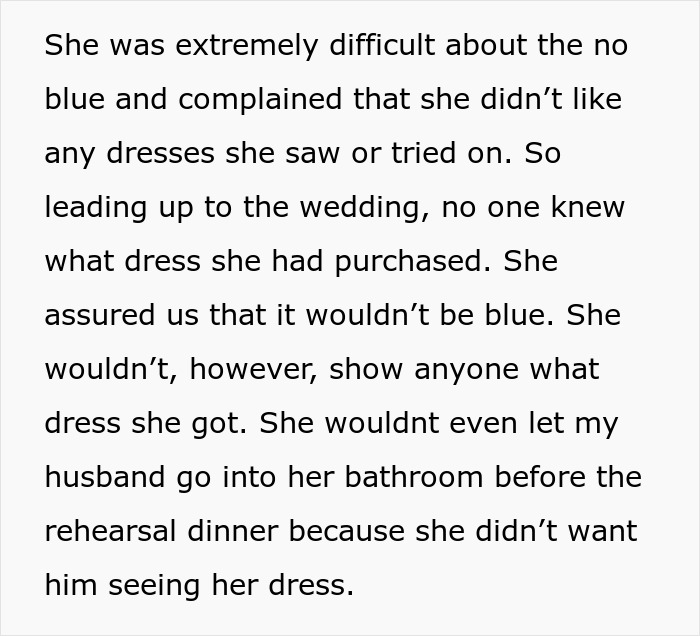 MIL Hides What She's Going To Wear To Wedding, Comes Out With Something Scandalous