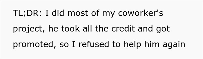 Man Takes Credit For Colleague’s Work And Gets Promoted, Then The Receipts Come Out Man Takes Credit For Colleague’s Work And Gets Promoted, Then The Receipts Come Out