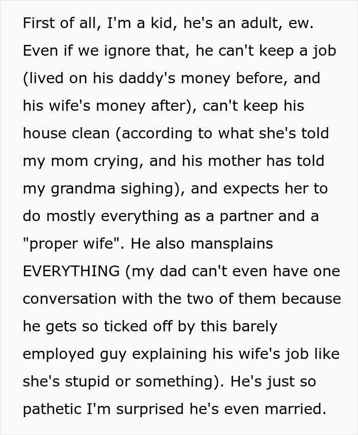 Woman Thinks A Teen Wants Her Husband, Then Gets A List Of Reasons She Absolutely Doesn’t Woman Thinks A Teen Wants Her Husband, Then Gets A List Of Reasons She Absolutely Doesn’t