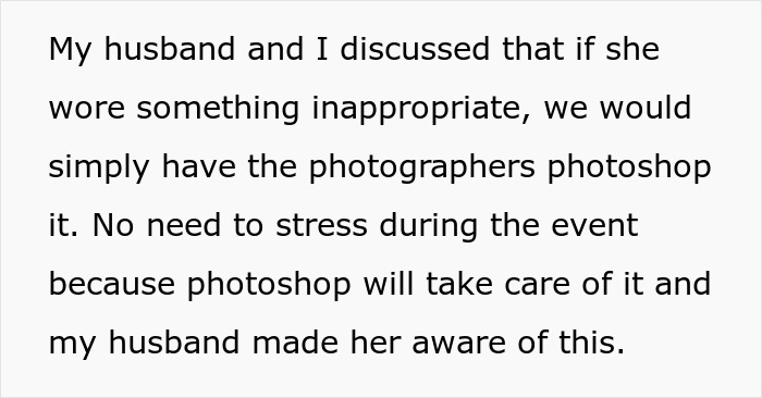 MIL Hides What She's Going To Wear To Wedding, Comes Out With Something Scandalous