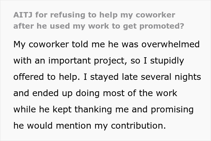 Man Takes Credit For Colleague’s Work And Gets Promoted, Then The Receipts Come Out Man Takes Credit For Colleague’s Work And Gets Promoted, Then The Receipts Come Out