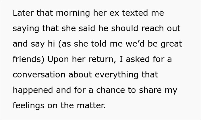Man Asks Girlfriend Not To Stay The Night With Her Ex, Her Response Makes Him Rethink The Relationship Man Asks Girlfriend Not To Stay The Night With Her Ex, Her Response Makes Him Rethink The Relationship