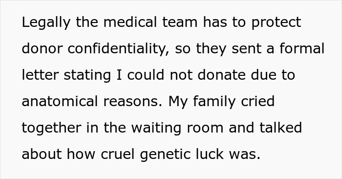 Siblings Asks Doctor To Lie To Family Because The Thought Of Donating Their Kidney Makes Them "Sick"