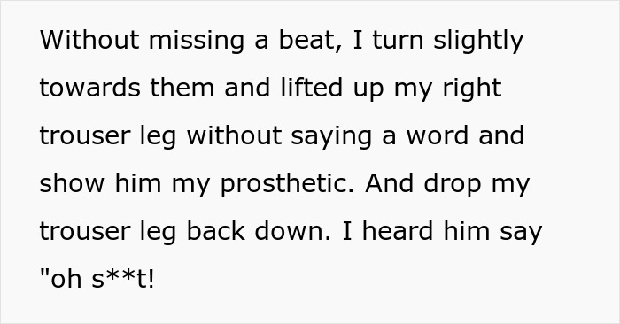 Guy Sees Woman Limping At A Bar And Decides To Mock Her, Has No Idea What He’s Walking Into Guy Sees Woman Limping At A Bar And Decides To Mock Her, Has No Idea What He’s Walking Into
