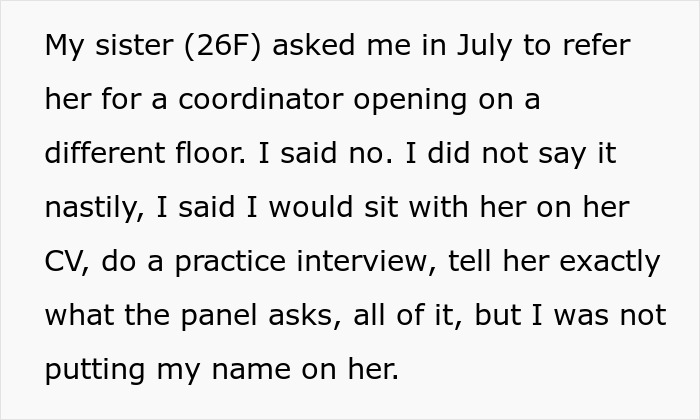 Woman Tells HR She Never Referred Anyone, Starts Massive Family Drama Woman Tells HR She Never Referred Anyone, Starts Massive Family Drama