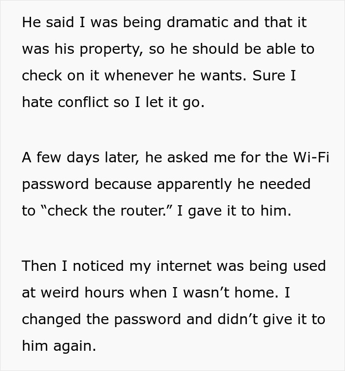 Creepy Landlord Allows Himself Way Too Much And Calls His Tenant Dramatic For Feeling Uncomfortable
