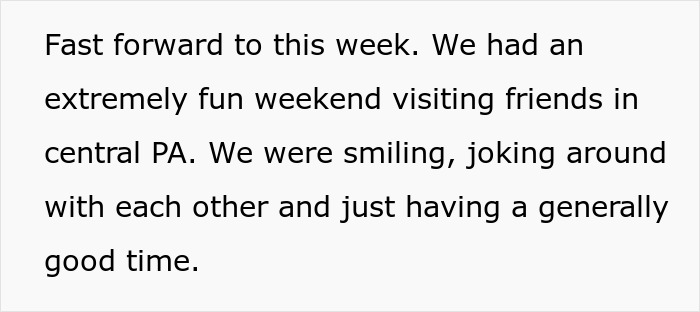 Man proposes to GF: text about a fun weekend, smiling and joking around, before she leaves. Man proposes to GF: text about a fun weekend, smiling and joking around, before she leaves.