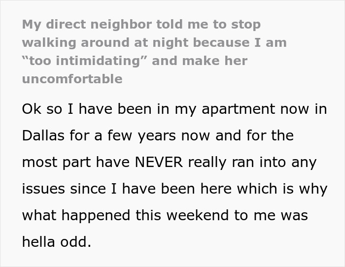 Neighbor Calls Black Man “Intimidating,” Then Posts His Photo And Warns Residents About Him Neighbor Calls Black Man “Intimidating,” Then Posts His Photo And Warns Residents About Him