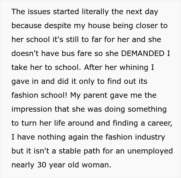 Sister's Entitlement Has No Limits, She Can't Believe Someone Actually Calls Her Out Sister's Entitlement Has No Limits, She Can't Believe Someone Actually Calls Her Out