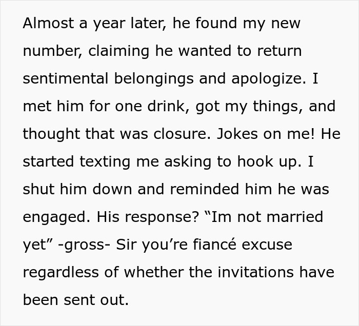 Serial Cheater Breaks Ex's Heart Yet Comes Back To Harass Her, She Exposes Him Before His Wedding Serial Cheater Breaks Ex's Heart Yet Comes Back To Harass Her, She Exposes Him Before His Wedding