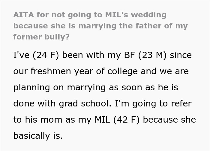 Woman&rsquo;s Future Stepfather-In-Law Dismisses His Daughter&rsquo;s Bullying, Then Gets A Taste Of It Himself
