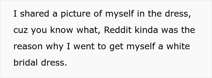 Bride Is Told She "Doesn't Need" A White Dress, Then Sees What Her MIL Plans To Wear To The Ceremony