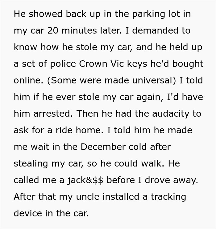 Man Steals Brother’s Car On Christmas, Crashes It In A Ditch And Gets Taken Away In Cuffs Man Steals Brother’s Car On Christmas, Crashes It In A Ditch And Gets Taken Away In Cuffs