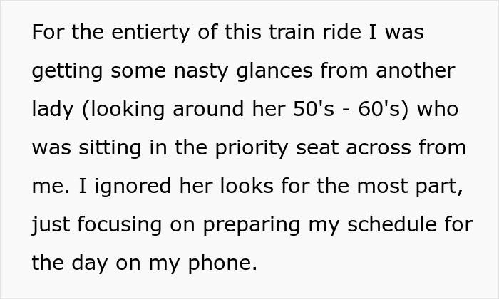 Karen Thinks She’s Teaching A Teen About Priority Seating, Gets Taught A Lesson Herself Karen Thinks She’s Teaching A Teen About Priority Seating, Gets Taught A Lesson Herself