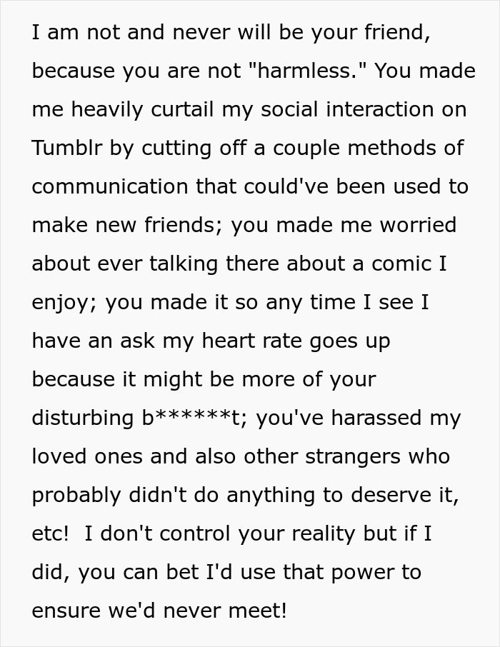 Online Stalker Freaks Out After Woman "Steals" Her Fictional Boyfriend Online Stalker Freaks Out After Woman "Steals" Her Fictional Boyfriend