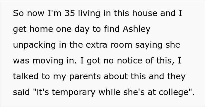 Sister's Entitlement Has No Limits, She Can't Believe Someone Actually Calls Her Out Sister's Entitlement Has No Limits, She Can't Believe Someone Actually Calls Her Out