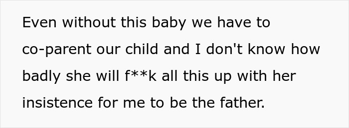 Guy Left Worried His Ex-Wife Will Force Her Affair Baby On Him Guy Left Worried His Ex-Wife Will Force Her Affair Baby On Him