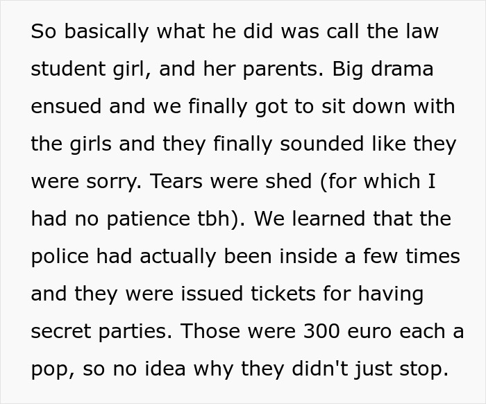 Students parties: Dean calls law student and parents; students issued tickets for secret parties. Students parties: Dean calls law student and parents; students issued tickets for secret parties.