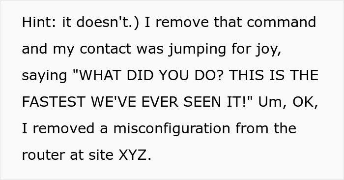 Guy Gets Exposed For A Bad Router Command And Makes Up A Cover Story Just To Be Exposed Again Guy Gets Exposed For A Bad Router Command And Makes Up A Cover Story Just To Be Exposed Again