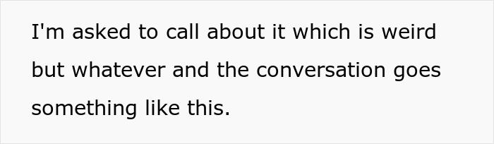 Text about a wheelchair-bound teen being asked to call about accessibility, leading to an unexpected conversation. Text about a wheelchair-bound teen being asked to call about accessibility, leading to an unexpected conversation.