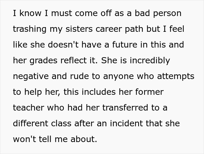Sister's Entitlement Has No Limits, She Can't Believe Someone Actually Calls Her Out Sister's Entitlement Has No Limits, She Can't Believe Someone Actually Calls Her Out