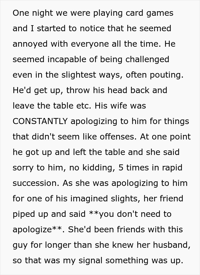 Text explaining a friend's relationship dynamics where a buddy thinks his friend needs a hot GF and a weight-loss coach. Text explaining a friend's relationship dynamics where a buddy thinks his friend needs a hot GF and a weight-loss coach.