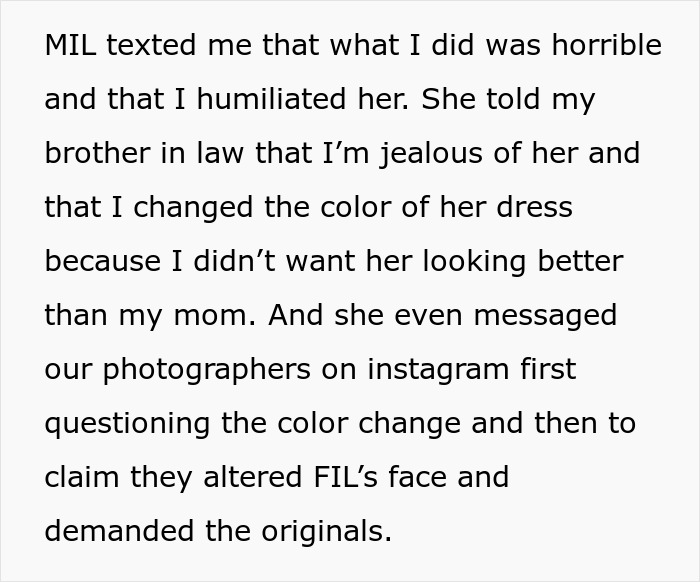 MIL Hides What She's Going To Wear To Wedding, Comes Out With Something Scandalous