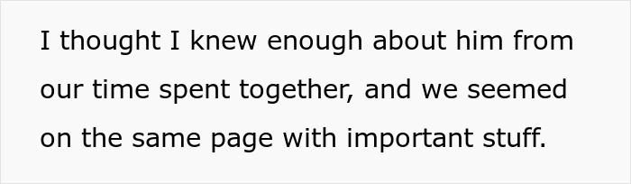 Screenshot of text discussing a relationship and being on the same page with important stuff. Screenshot of text discussing a relationship and being on the same page with important stuff.