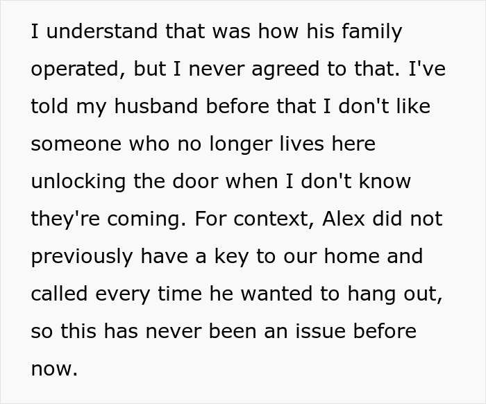 Wife's husband refuses to listen about son unlocking the door, she never agreed to that. Wife's husband refuses to listen about son unlocking the door, she never agreed to that.