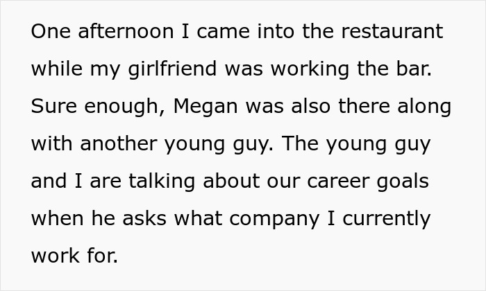 Guy Watches GF’s Coworker Make Her Life Miserable, Takes Revenge As Her Résumé Lands At His Company Guy Watches GF’s Coworker Make Her Life Miserable, Takes Revenge As Her Résumé Lands At His Company
