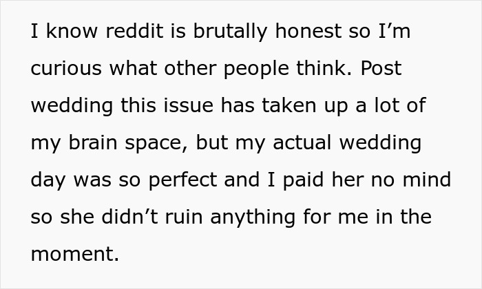 MIL Hides What She's Going To Wear To Wedding, Comes Out With Something Scandalous