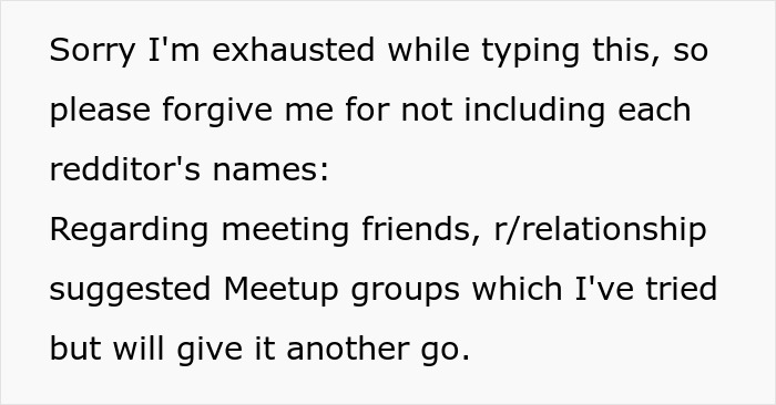 Screenshot of text discussing a friend needing a hot GF and a weight-loss coach from a relationship advice forum. Screenshot of text discussing a friend needing a hot GF and a weight-loss coach from a relationship advice forum.