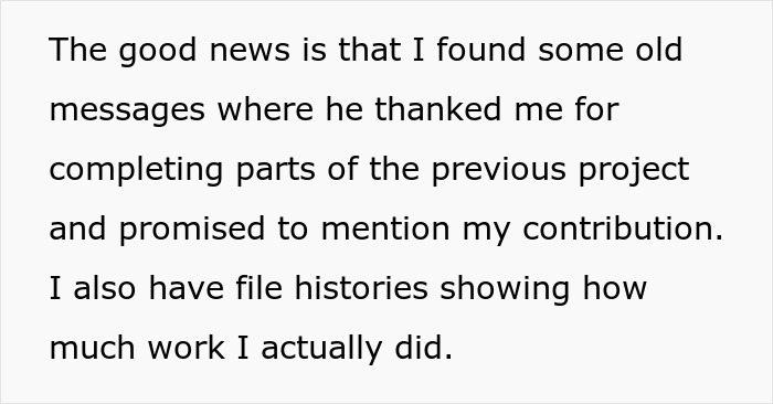 Man Takes Credit For Colleague’s Work And Gets Promoted, Then The Receipts Come Out Man Takes Credit For Colleague’s Work And Gets Promoted, Then The Receipts Come Out