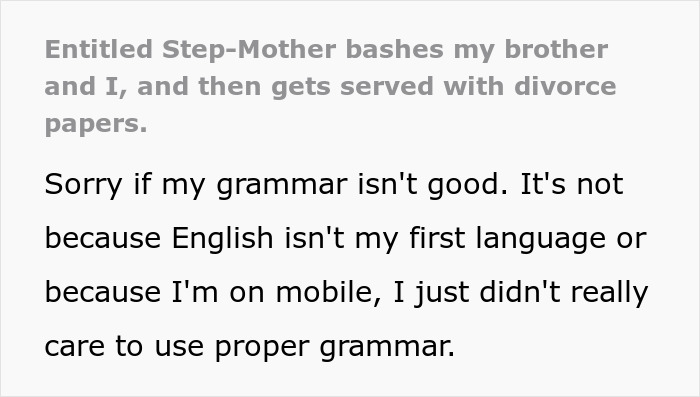Entitled Stepmom Regrets What She Screams About Her Husband's Kids Entitled Stepmom Regrets What She Screams About Her Husband's Kids