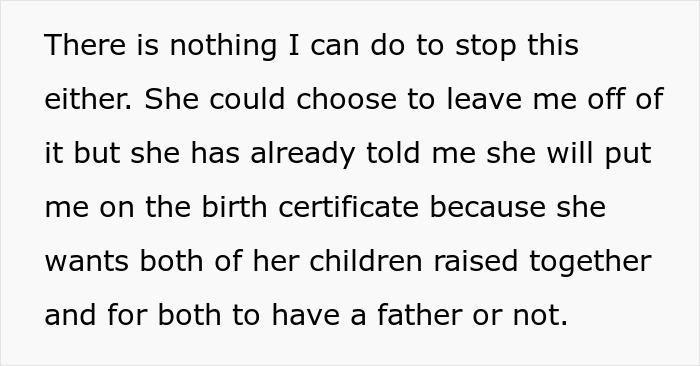 Guy Left Worried His Ex-Wife Will Force Her Affair Baby On Him Guy Left Worried His Ex-Wife Will Force Her Affair Baby On Him