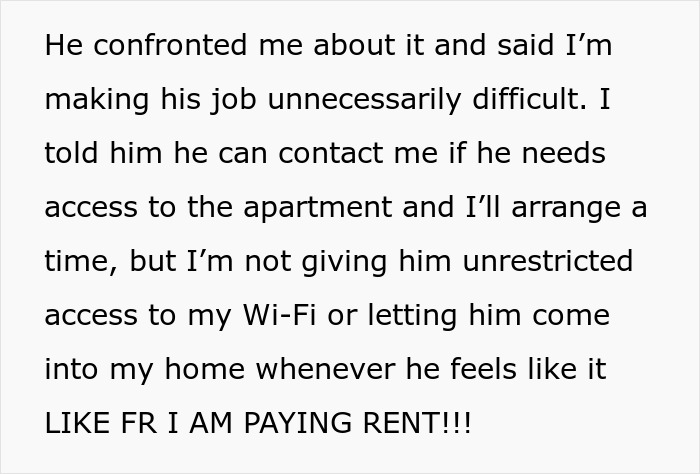Creepy Landlord Allows Himself Way Too Much And Calls His Tenant Dramatic For Feeling Uncomfortable