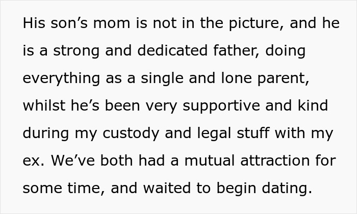 Screenshot of text explaining a single father situation during a custody struggle. Screenshot of text explaining a single father situation during a custody struggle.