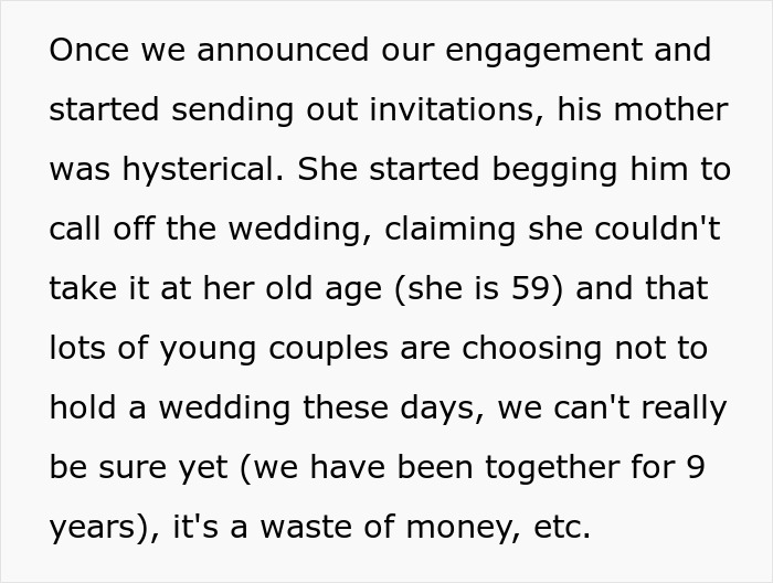 Mom Goes Into Hysterics After Finding Out Her Son Is Getting Married, Takes It Even Further Into Crazy Land Mom Goes Into Hysterics After Finding Out Her Son Is Getting Married, Takes It Even Further Into Crazy Land