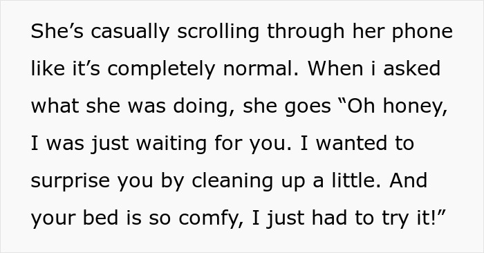 Woman Comes Back Home Early Only To Catch MIL In Her Bed, Gives Husband An Ultimatum Woman Comes Back Home Early Only To Catch MIL In Her Bed, Gives Husband An Ultimatum