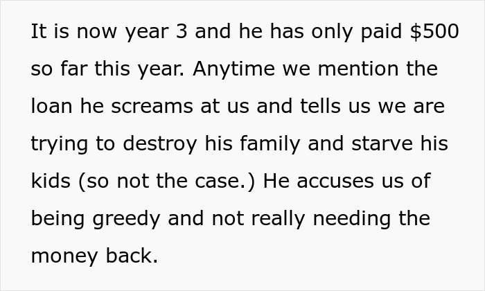 Son Takes A Loan From Parents, Throws Massive Tantrums And Makes Accusations After Being Asked To Repay It Son Takes A Loan From Parents, Throws Massive Tantrums And Makes Accusations After Being Asked To Repay It