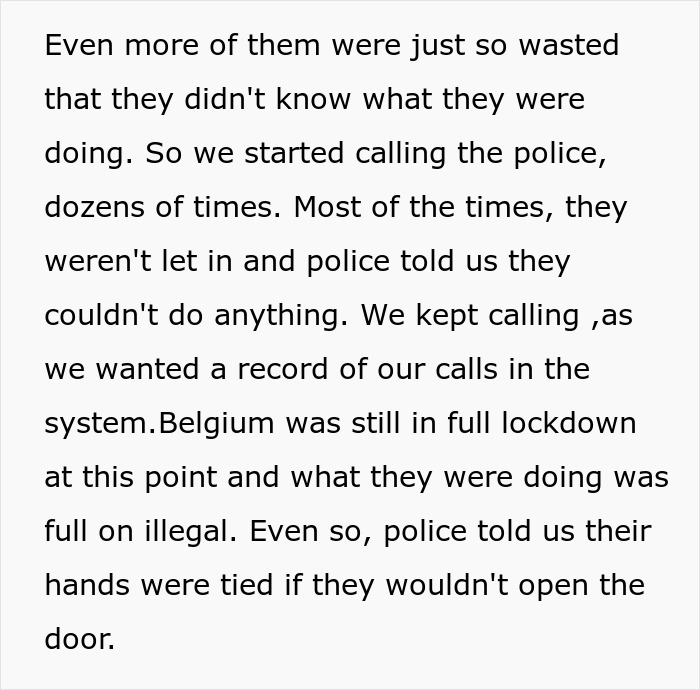 Students parties: Fed up neighbor calls police due to loud parties during lockdown. Students parties: Fed up neighbor calls police due to loud parties during lockdown.