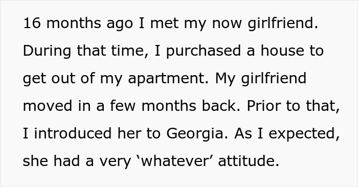 Screenshot of text detailing the dad meeting his new girlfriend and the 17YO's reaction. Screenshot of text detailing the dad meeting his new girlfriend and the 17YO's reaction.