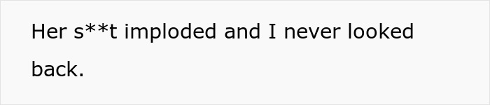 A short statement about how a fake friend&rsquo;s life imploded