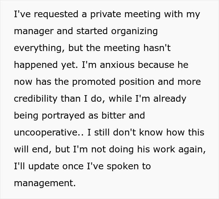 Man Takes Credit For Colleague’s Work And Gets Promoted, Then The Receipts Come Out Man Takes Credit For Colleague’s Work And Gets Promoted, Then The Receipts Come Out