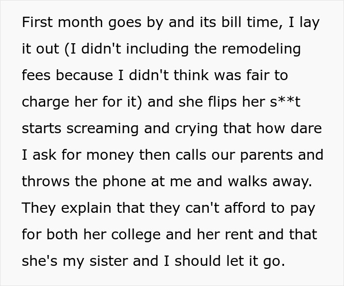 Sister's Entitlement Has No Limits, She Can't Believe Someone Actually Calls Her Out Sister's Entitlement Has No Limits, She Can't Believe Someone Actually Calls Her Out